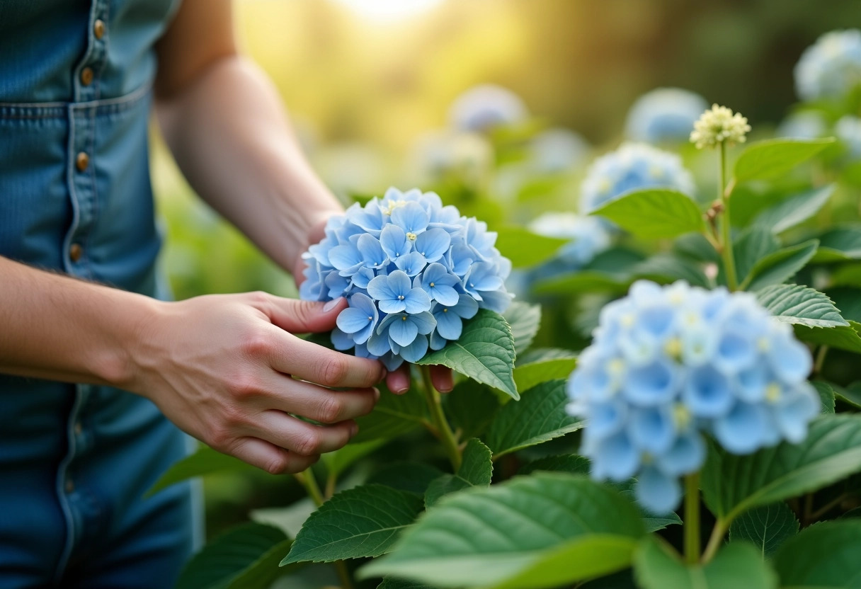 hortensia jardin